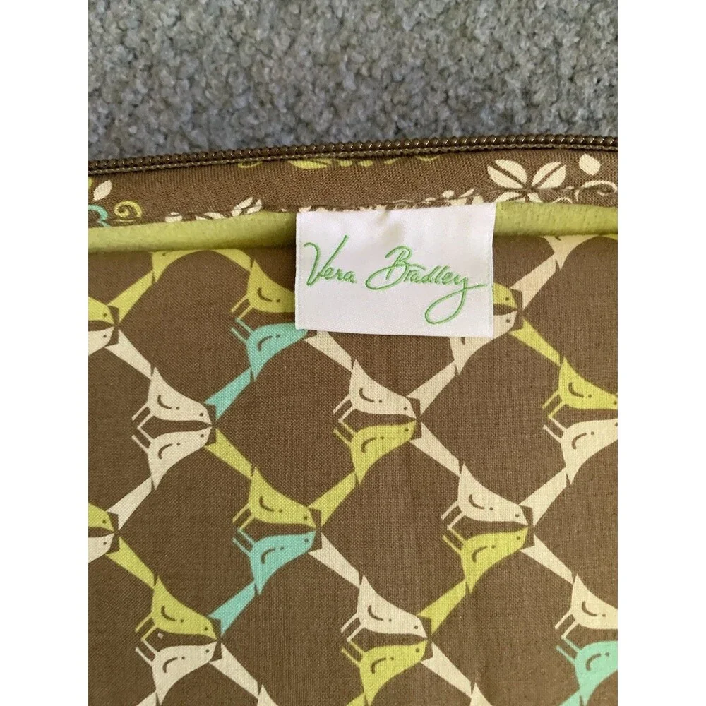 Vera Bradley Sittin' In A Tree Laptop Carry On Hard Shell Briefcase Bag